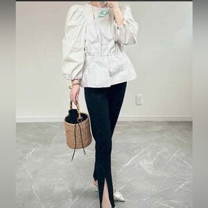 ZARA Balloon sleeve top